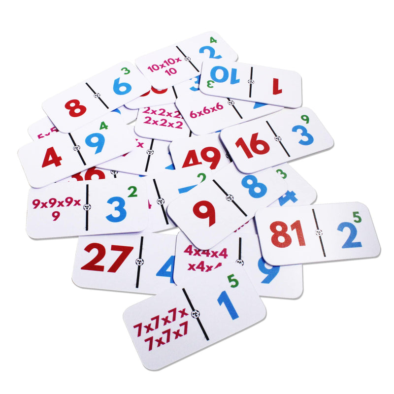 Dominó de Potencias - Educatodo material didáctico y juegos educativos - Educatodo