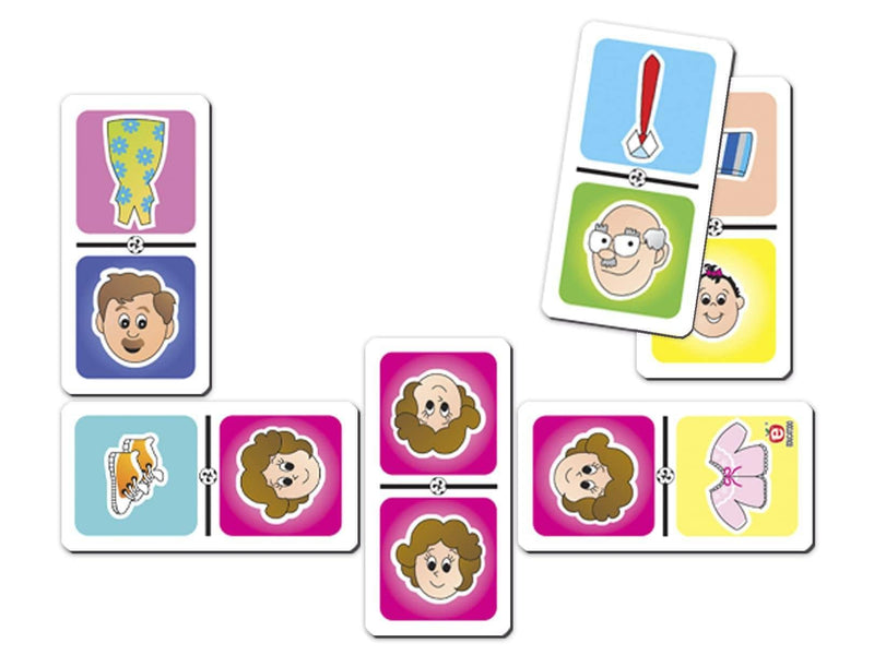 Dominó de Prendas de Vestir - Educatodo material didáctico y juegos educativos - Educatodo