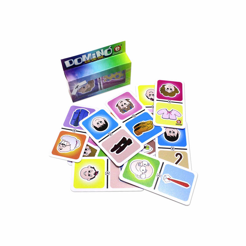 Dominó de Prendas de Vestir - Educatodo material didáctico y juegos educativos - Educatodo