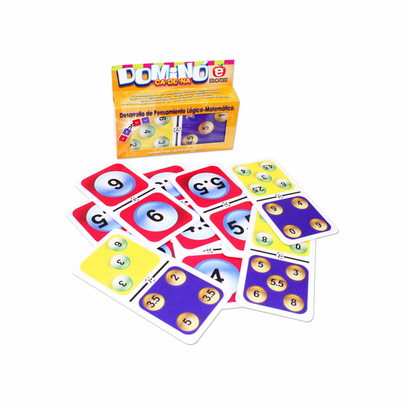 Dominó de Promedios - Educatodo material didáctico y juegos educativos - Educatodo