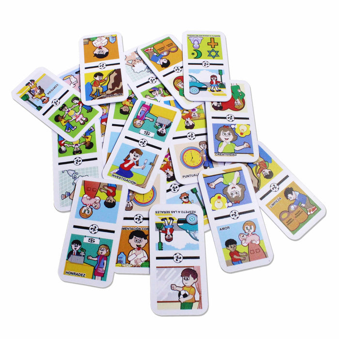 Dominó de Valores - Educatodo material didáctico y juegos educativos - Educatodo