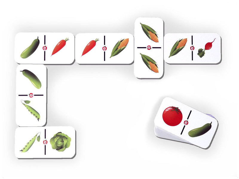 Dominó de Verduras - Educatodo material didáctico y juegos educativos - Educatodo
