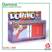 Dominó Estados y Capitales de México - Educatodo material didáctico y juegos educativos - Educatodo