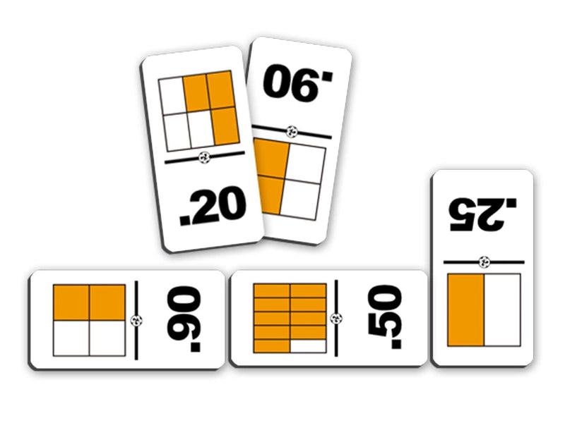 Dominó Fraccidecimal - Educatodo material didáctico y juegos educativos - Educatodo