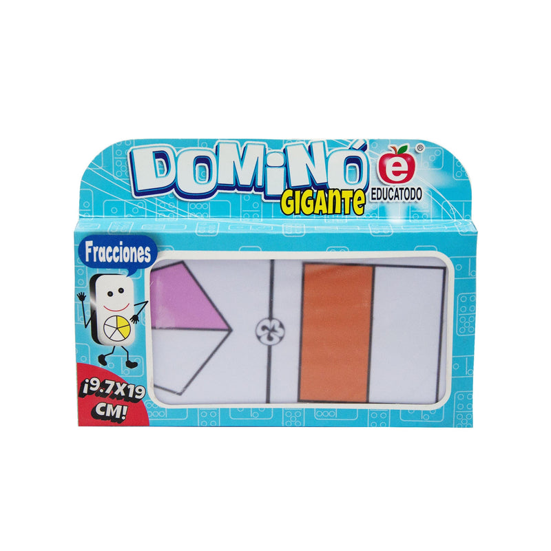 Dominó Gigante de Fracciones - Educatodo material didáctico y juegos educativos - Educatodo