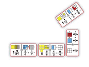 Dominó Gigante de Fracciones División Cuadrados - Educatodo material didáctico y juegos educativos - Educatodo