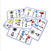 Dominó Gigante de Fracciones Multiplicación Círculos - Educatodo material didáctico y juegos educativos - Educatodo