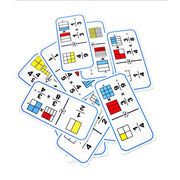 Dominó Gigante de Fracciones Multiplicación Cuadrados - Educatodo material didáctico y juegos educativos - Educatodo