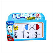 Dominó Gigante de Fracciones Sumas Círculos - Educatodo material didáctico y juegos educativos - Educatodo