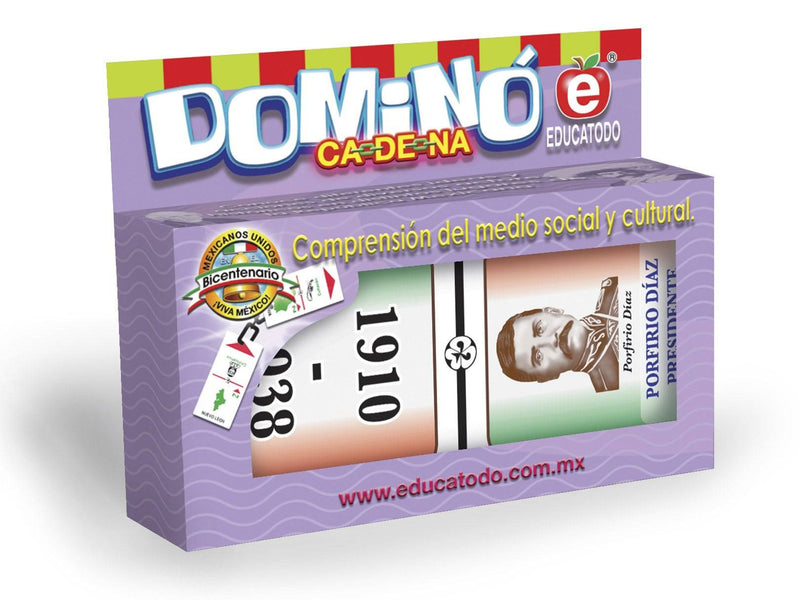 Dominó Histórico Mexicano - Educatodo material didáctico y juegos educativos - Educatodo
