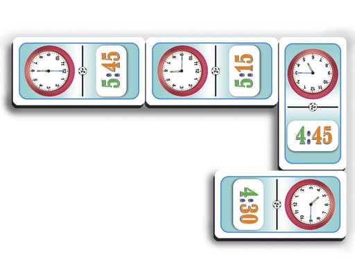 Dominó La Hora 12 Horas - Educatodo material didáctico y juegos educativos - Educatodo