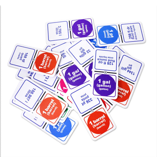 Dominó Medidas Inglesas de Capacidad - Educatodo material didáctico y juegos educativos - Educatodo