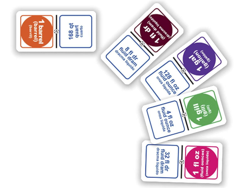 Dominó Medidas Inglesas de Capacidad - Educatodo material didáctico y juegos educativos - Educatodo