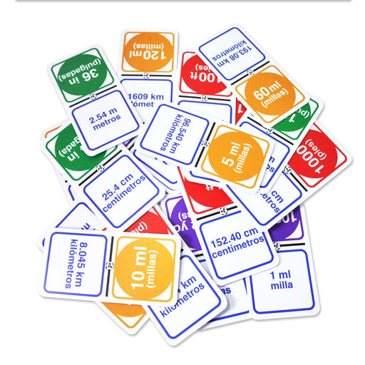 Dominó Medidas Inglesas de Longitud - Educatodo material didáctico y juegos educativos - Educatodo