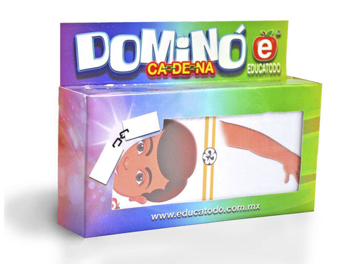 Dominó Partes del Cuerpo Humano - Educatodo material didáctico y juegos educativos - Educatodo