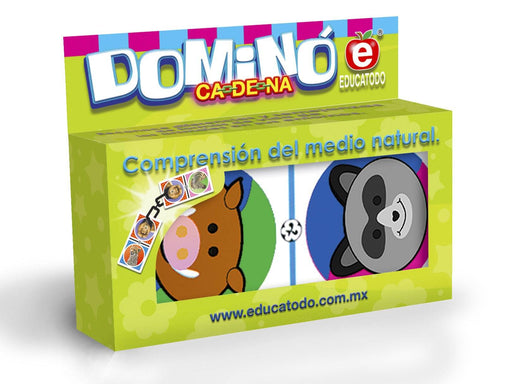 Dominó Zoobolitas Animales del Bosque - Educatodo material didáctico y juegos educativos - Educatodo