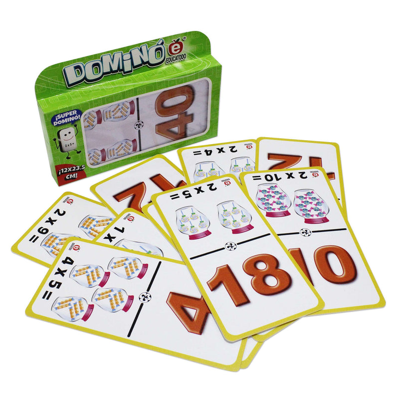 Súper Dominó de Multiplicación con Conjuntos - Educatodo material didáctico y juegos educativos - Educatodo