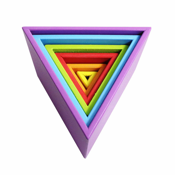 Encaje Pirámide Prismas Triangulares - Educatodo material didáctico y juegos educativos - Educatodo