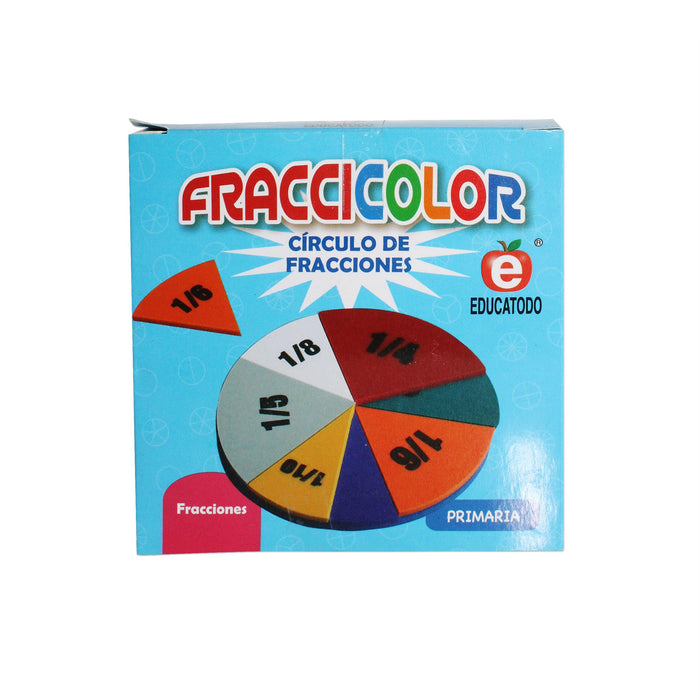 Fraccicolor Círculo de Fracciones - Educatodo material didáctico y juegos educativos - Educatodo