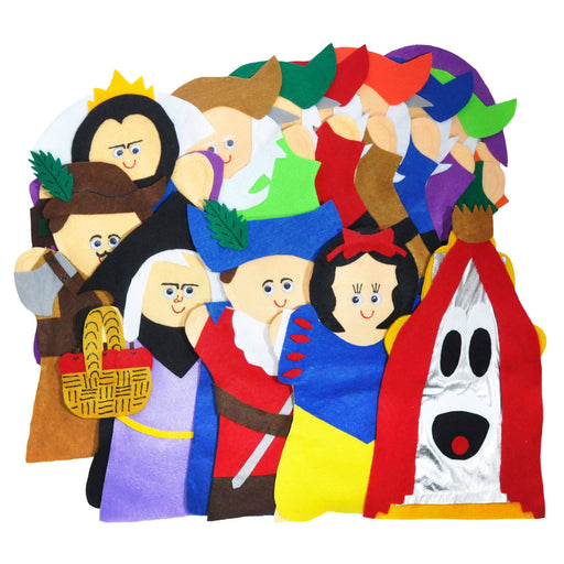 Juego de 13 Guiñoles Blanca nieves - Educatodo material didáctico y juegos educativos - Educatodo