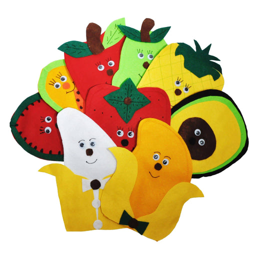 Juego de 9 Guiñoles La Frutas - Educatodo material didáctico y juegos educativos - Educatodo
