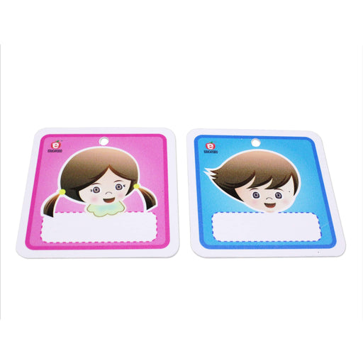 Identificadores Escolares Niña/Niño con 10 Piezas - Educatodo material didáctico y juegos educativos - Educatodo