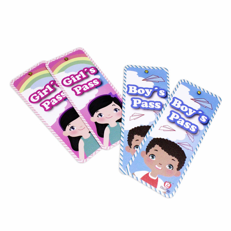 Restroom Passes - Educatodo material didáctico y juegos educativos - Educatodo