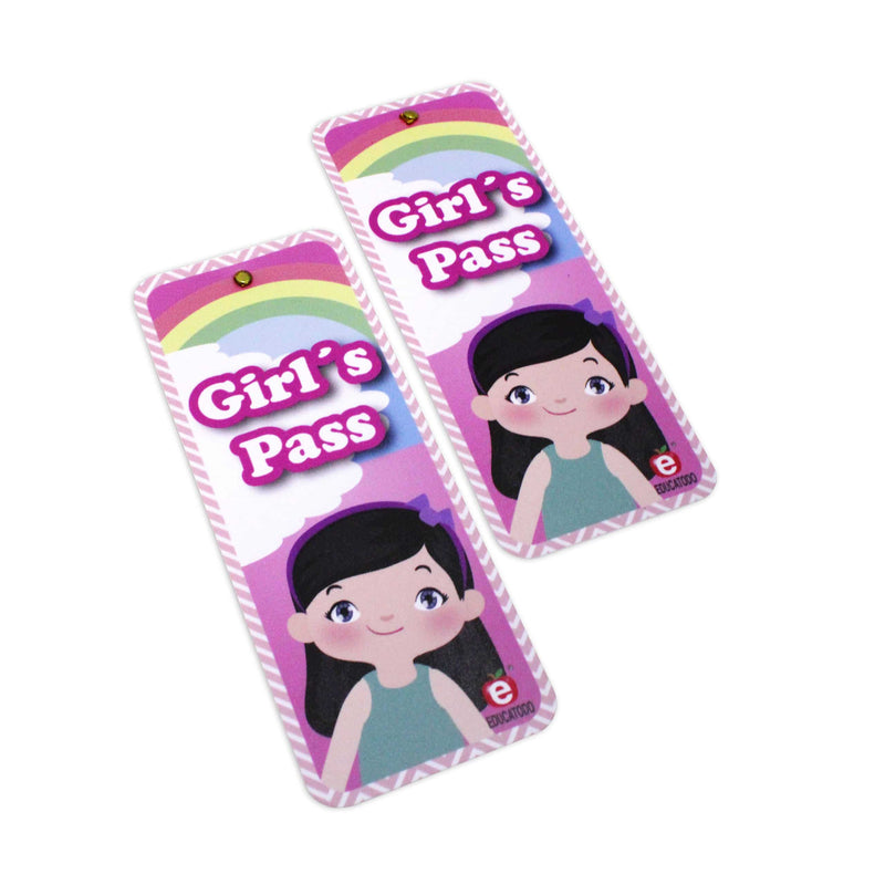Restroom Passes - Educatodo material didáctico y juegos educativos - Educatodo