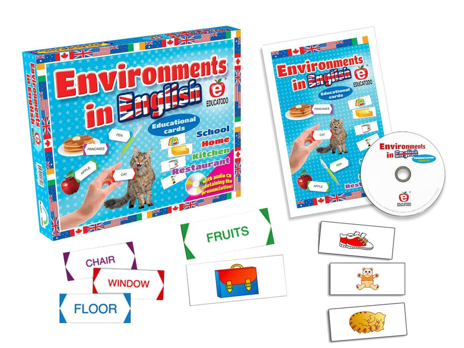 Environments In English - Educatodo material didáctico y juegos educativos - Educatodo