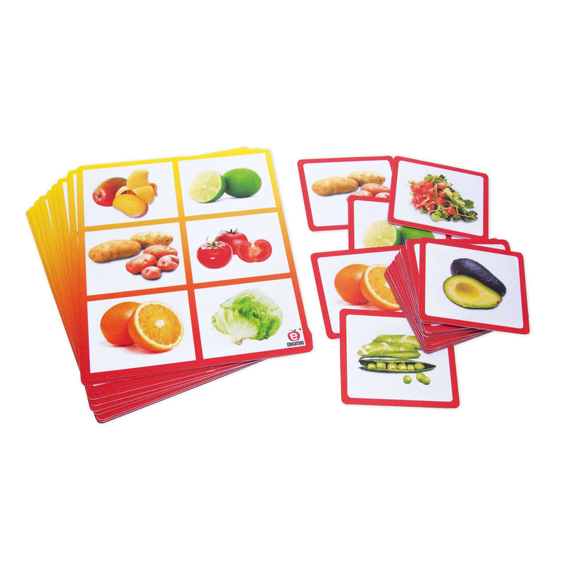 Lotería de Frutas y Verduras - Educatodo material didáctico y juegos educativos - Educatodo