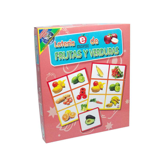 Lotería de Frutas y Verduras - Educatodo material didáctico y juegos educativos - Educatodo