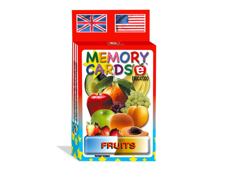 Memory Cards Fruits - Educatodo material didáctico y juegos educativos - Educatodo