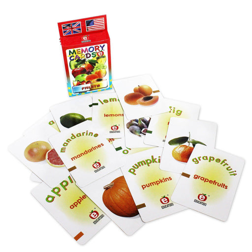 Memory Cards Fruits - Educatodo material didáctico y juegos educativos - Educatodo