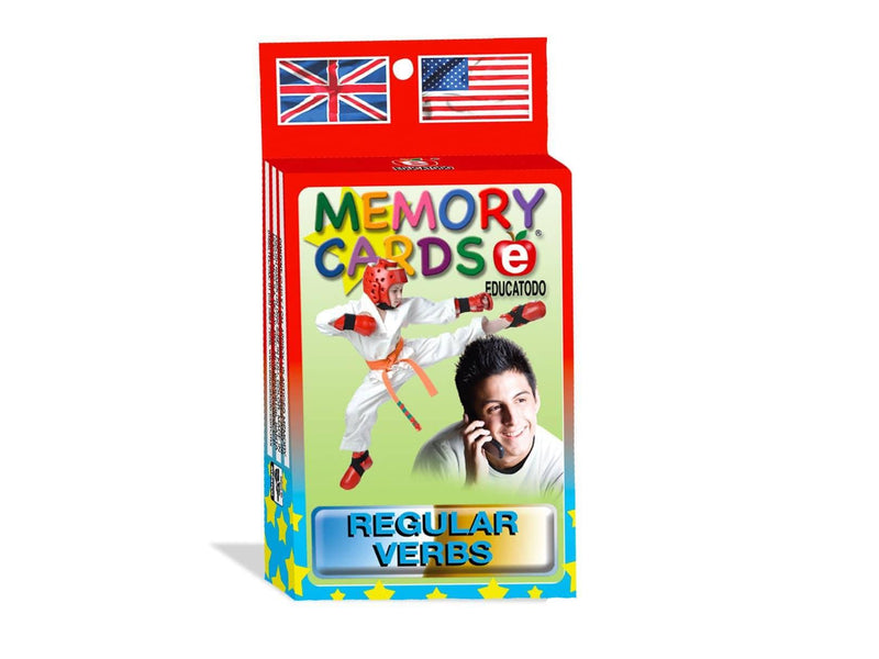 Memory Cards Regular Verbs - Educatodo material didáctico y juegos educativos - Educatodo