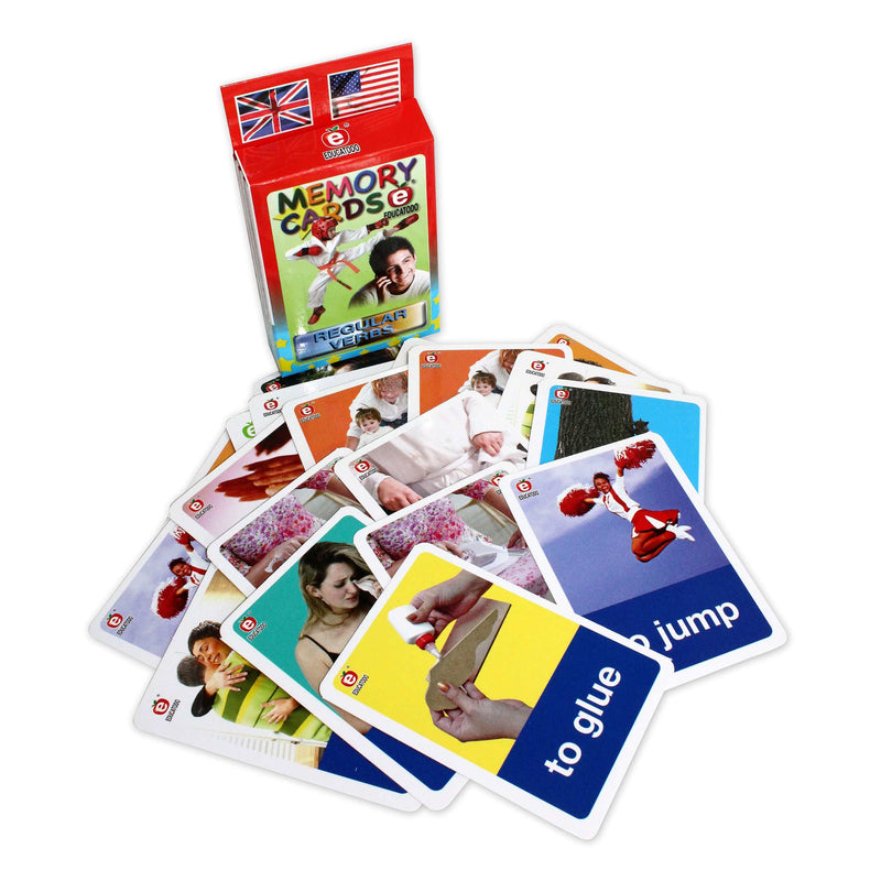 Memory Cards Regular Verbs - Educatodo material didáctico y juegos educativos - Educatodo