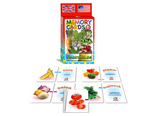 Memory Cards Vegetables - Educatodo material didáctico y juegos educativos - Educatodo