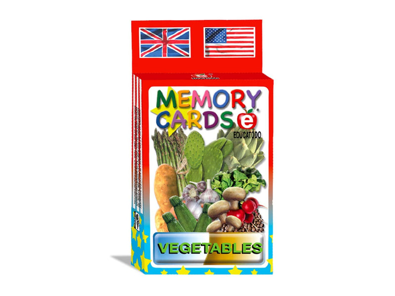 Memory Cards Vegetables - Educatodo material didáctico y juegos educativos - Educatodo