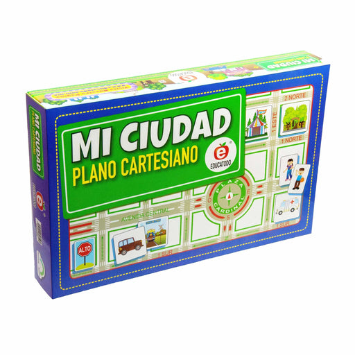 Mi Ciudad Plano Cartesiano - Educatodo material didáctico y juegos educativos - Educatodo