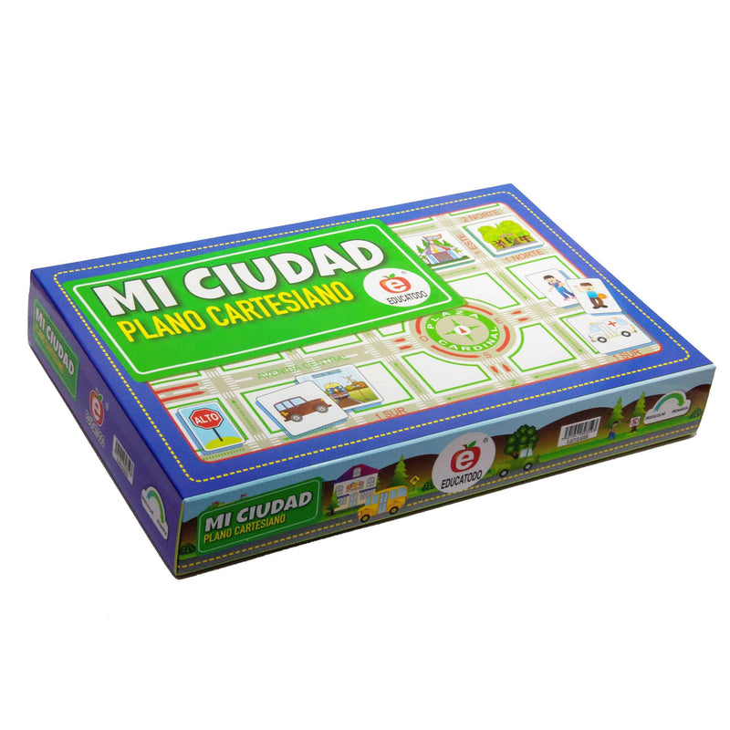 Mi Ciudad Plano Cartesiano - Educatodo material didáctico y juegos educativos - Educatodo