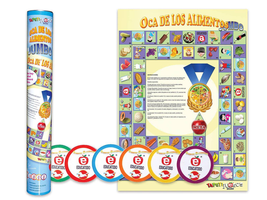 Oca de Los Alimentos Jumbo 70 X 50 Cm - Educatodo material didáctico y juegos educativos - Educatodo