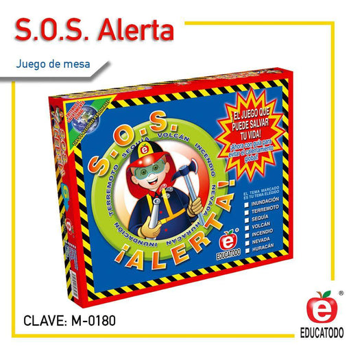S.O.S. Alerta Sequia, o Incendio, o Huracán, o Terremoto - Educatodo material didáctico y juegos educativos - Educatodo