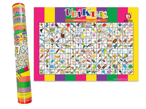 Ubíkame Jumbo 70 X 50 cm - Educatodo material didáctico y juegos educativos - Educatodo
