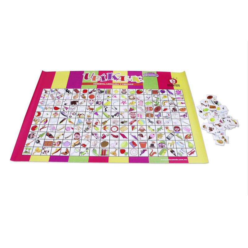 Ubíkame Jumbo 70 X 50 cm - Educatodo material didáctico y juegos educativos - Educatodo