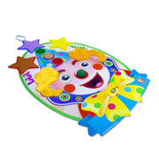 Payaso Silueta de Texturas - Educatodo material didáctico y juegos educativos - Educatodo