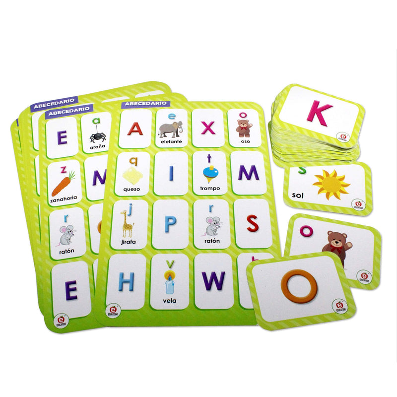 Lotería ABC Jumbo Mayúsculas y Minúsculas - Educatodo material didáctico y juegos educativos - Educatodo