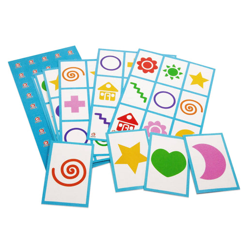 Lotería Arcoíris de Figuras - Educatodo material didáctico y juegos educativos - Educatodo