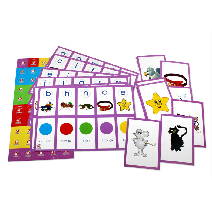 Lotería Arcoíris Palabra Imagen - Educatodo material didáctico y juegos educativos - Educatodo