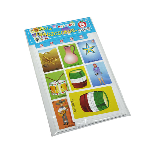 Lotería Arcoíris Tradicional - Educatodo material didáctico y juegos educativos - Educatodo