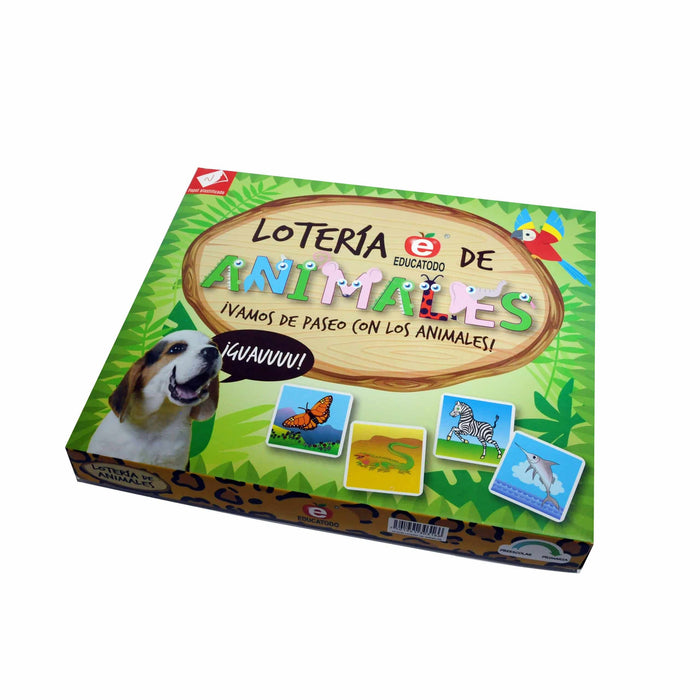 Lotería de Animales - Educatodo material didáctico y juegos educativos - Educatodo