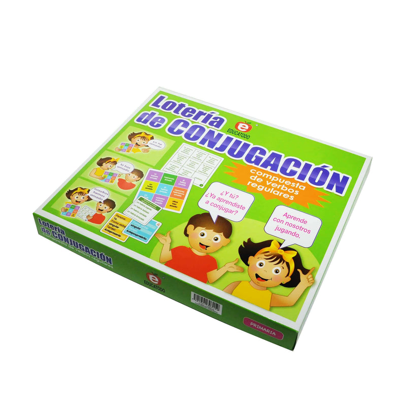 Lotería de Conjugación Compuesta - Educatodo material didáctico y juegos educativos - Educatodo